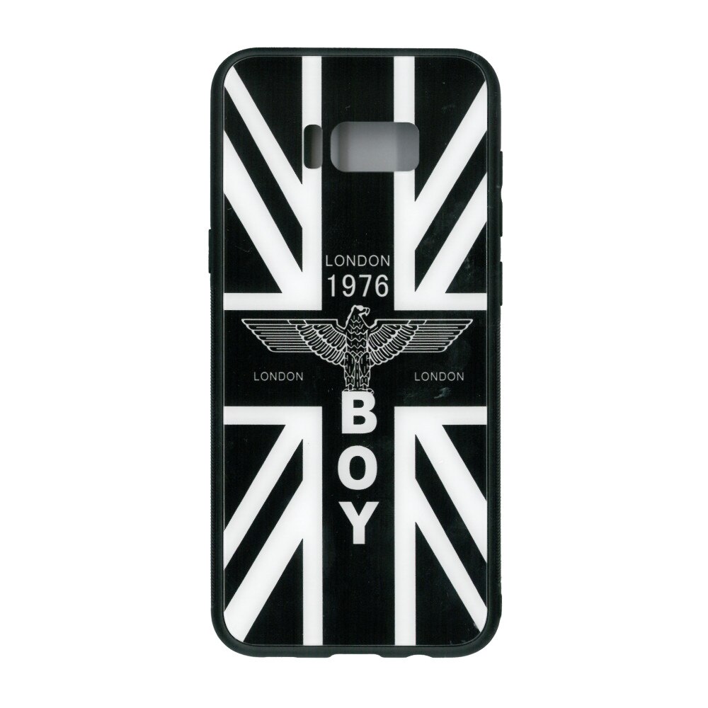 Husa cu spate de sticla EuroCELL pentru Samsung S8 Plus , multicolor