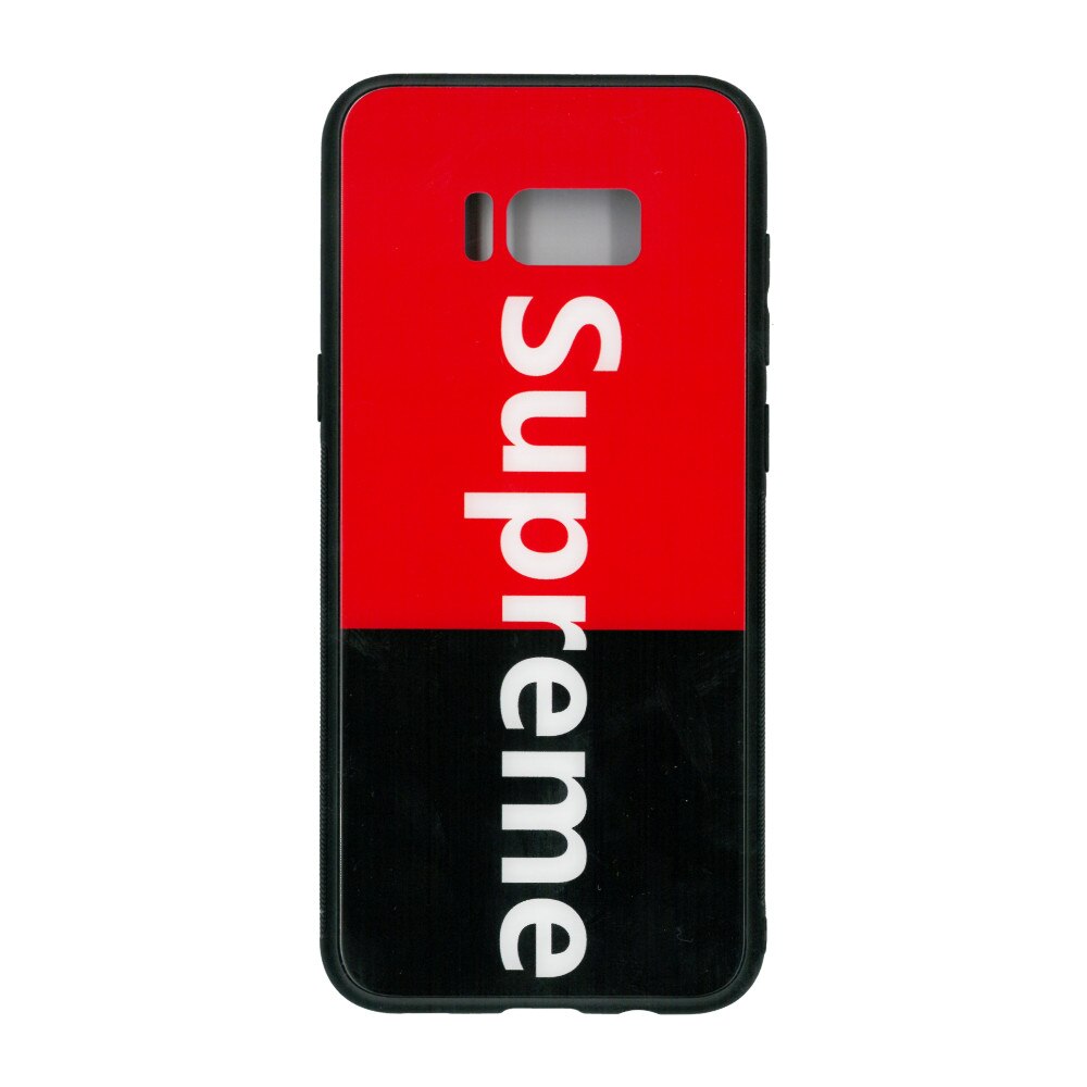 Husa cu spate de sticla EuroCELL pentru Samsung S8 Plus , multicolor