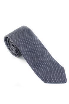 Cravata London Tailors, gri inchis cu puncte albe, 100% Matase Naturala Cravata London Tailors, gri inchis cu puncte albe, 100% Matase Naturala