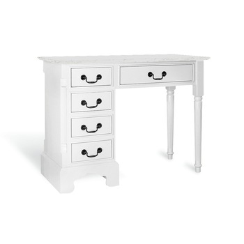 Birou Quadra 105x50x80 cm alb/crem usor antichizat ( Sea Shell ) Birou Quadra 105x50x80 cm alb/crem usor antichizat ( Sea Shell )