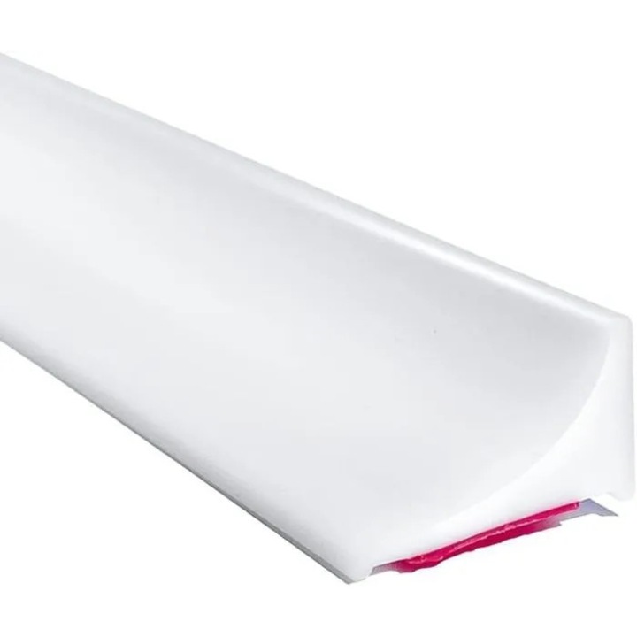 Banda etansare silicon alb 1m pentru dus 12mm inaltime