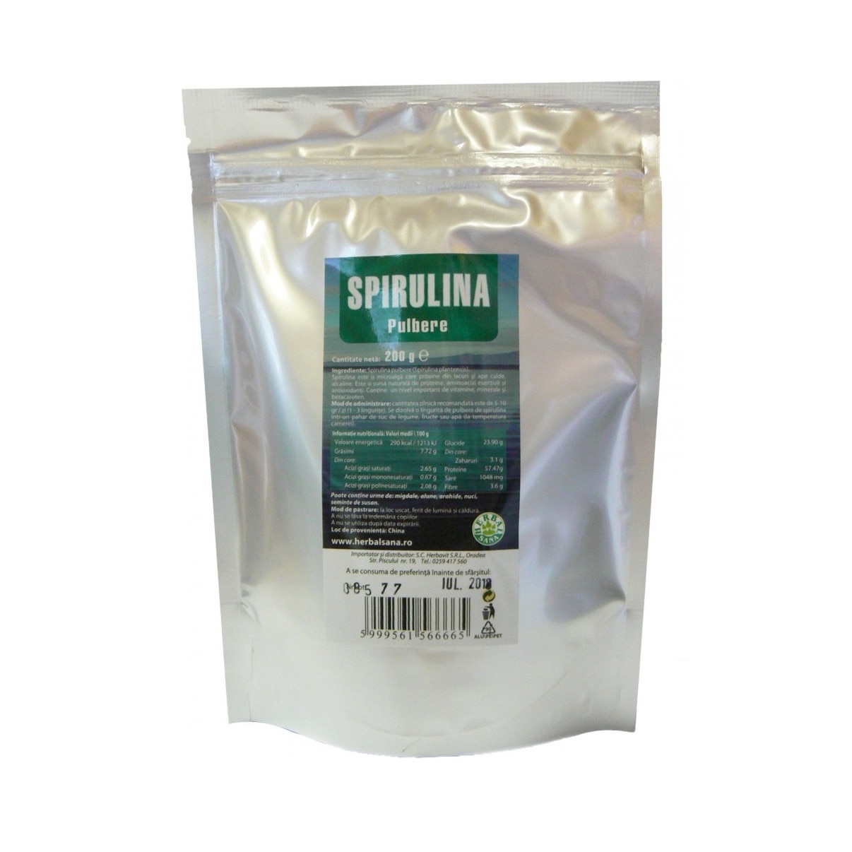 Spirulina pulbere -200 g