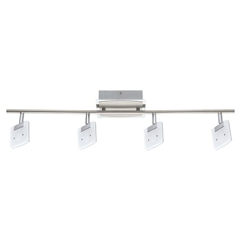 Plafoniera spot Pikara, EGLO, LED, 4x4.5W, otel cromat, plastic, lumina calda Plafoniera spot Pikara, EGLO, LED, 4x4.5W, otel cromat, plastic, lumina calda