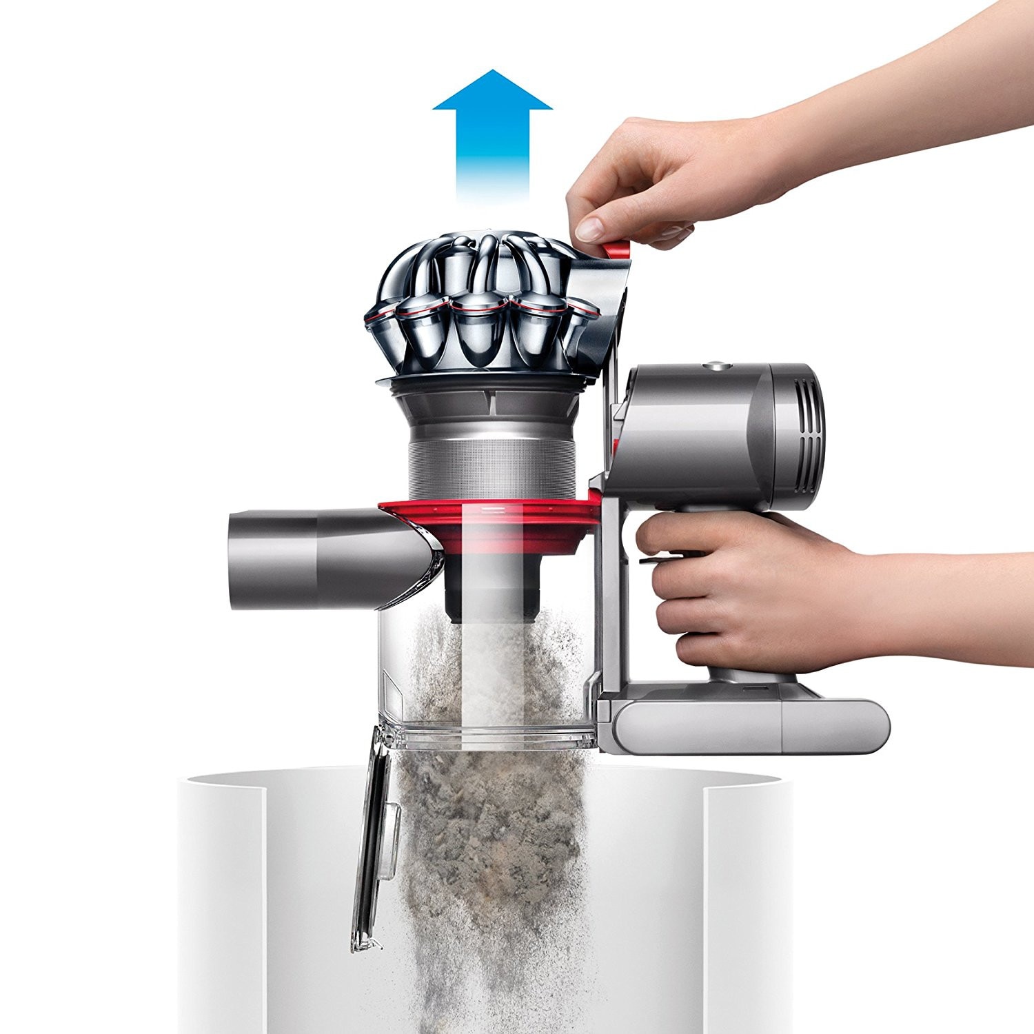 Aspirator Portabil Dyson V7 Trigger, Tehnologie 2-Tier Radial
