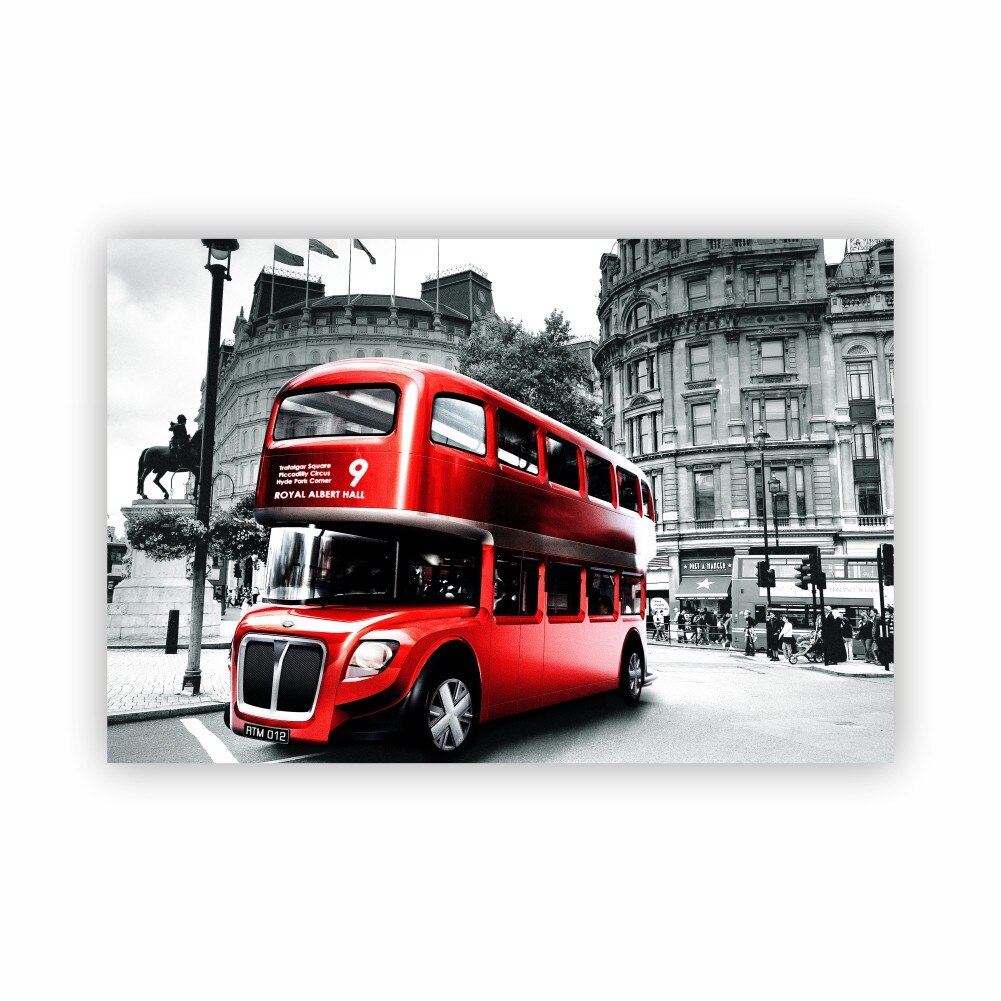 Tablou Canvas London Bus - 80 x 60 cm