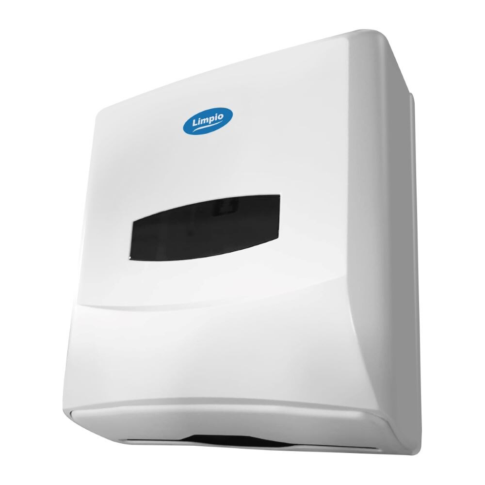 Dispenser prosoape pliate, plastic ABS, alb