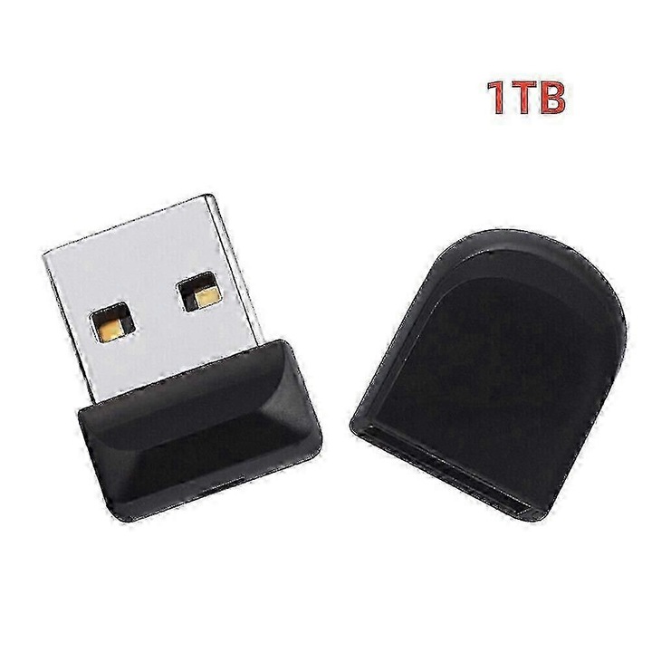 Memorie USB 2TB 1TB mini rezistenta la apa neagra 64GB