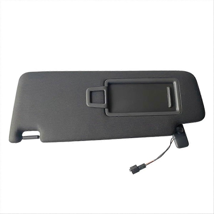 Parasolar interior stanga cu oglinda pentru Skoda Fabia mk3 Rapid Seat Arona negru