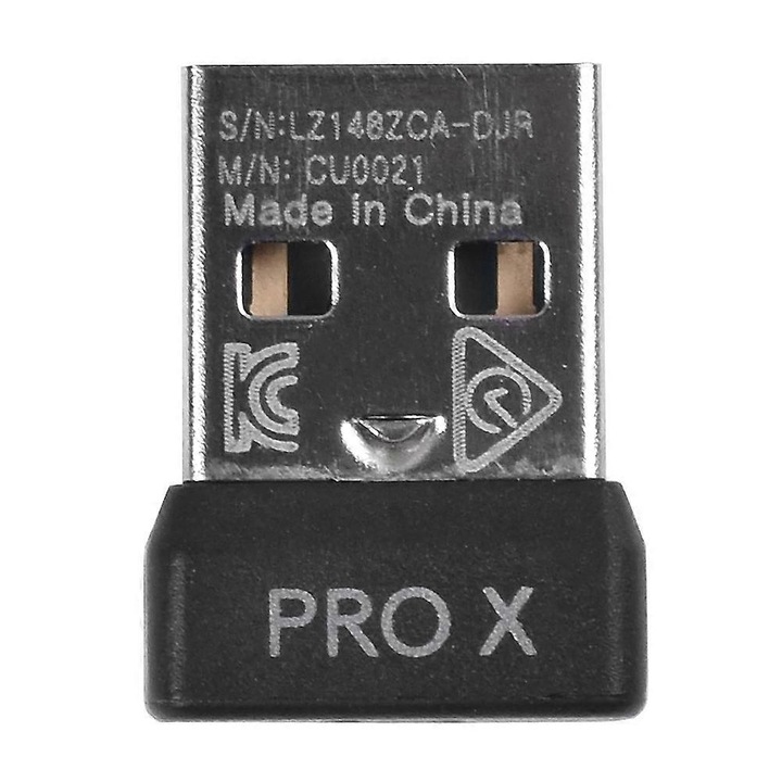 Adaptor receptor USB pentru mouse wireless, negru, plastic, compatibil G Pro X Superlight