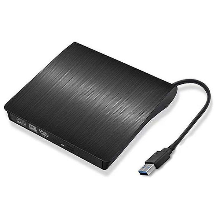 Unitate optica externa DVD-RW USB 3.0 negru 14.2x14.2x1.7cm