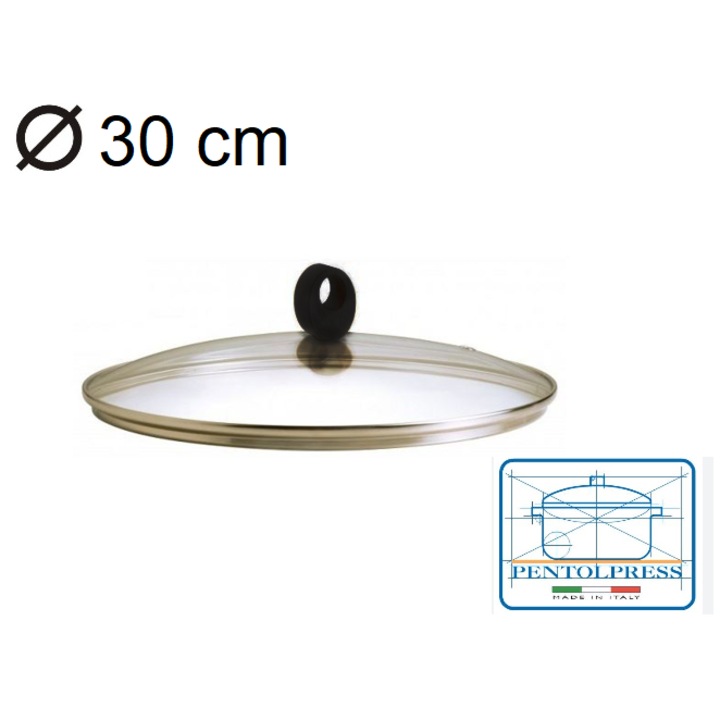 Capac sticla Pentolpress 30cm termorezistent cu maner plastic