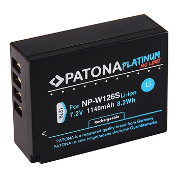 Acumulator PATONA Platinum tip FUJI NP-W126 S NP-W126S XPro 1 XT2 Grip VPB-XT2 VPB-XT3 XT3 Acumulator PATONA Platinum tip FUJI NP-W126 S NP-W126S XPro 1 XT2 Grip VPB-XT2 VPB-XT3 XT3