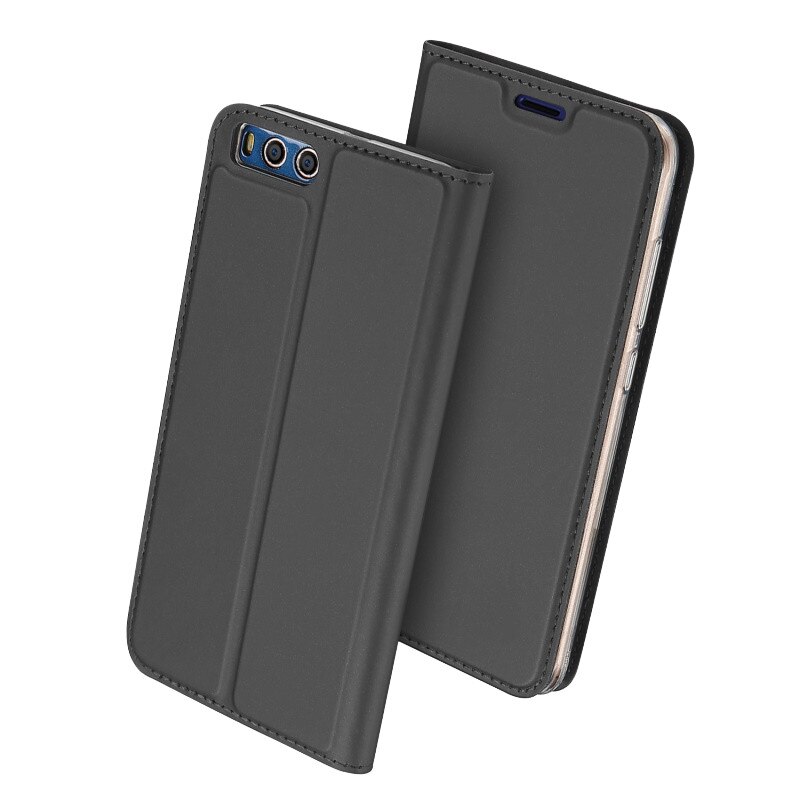 Husa carte flip wallet Dux Ducis pentru Xiaomi Mi 6, gri