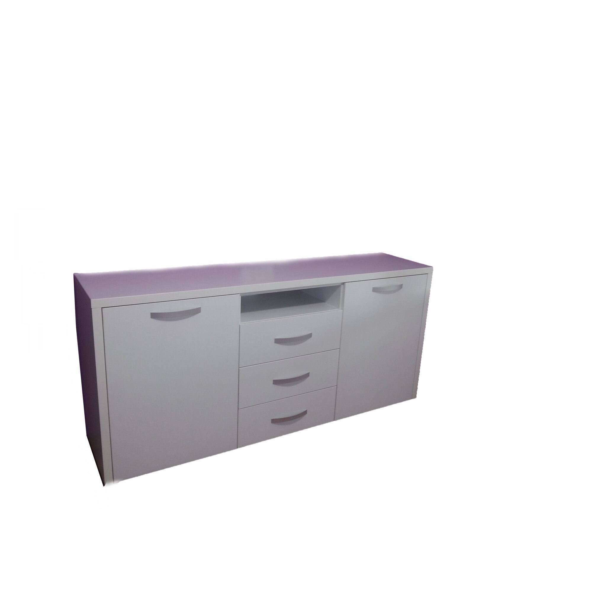 Comoda Carla, 160x45x95 cm, Alb