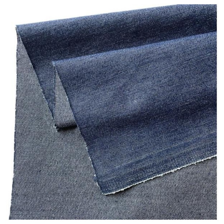 Mosott farmer textil, sötétkék, 70x45cm, pamut, vékony, légáteresztő