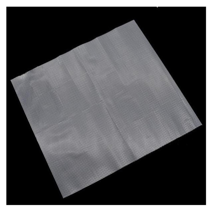 Material textil, panza Aida 14ct, solubila in apa, patrat, alb, 50x50cm