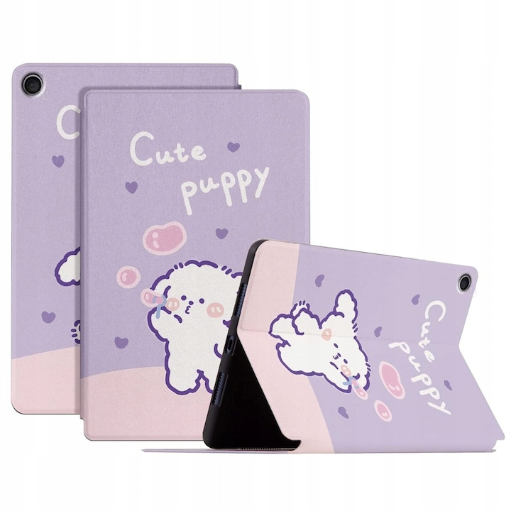 Husa pentru tableta, SUPERO SLIMCASE, compatibila Lenovo Tab M10 10.1 2022 3‑GEN, protectie la socuri, material rezistent, montaj usor, decupaje pentru porturi si butoane, mov