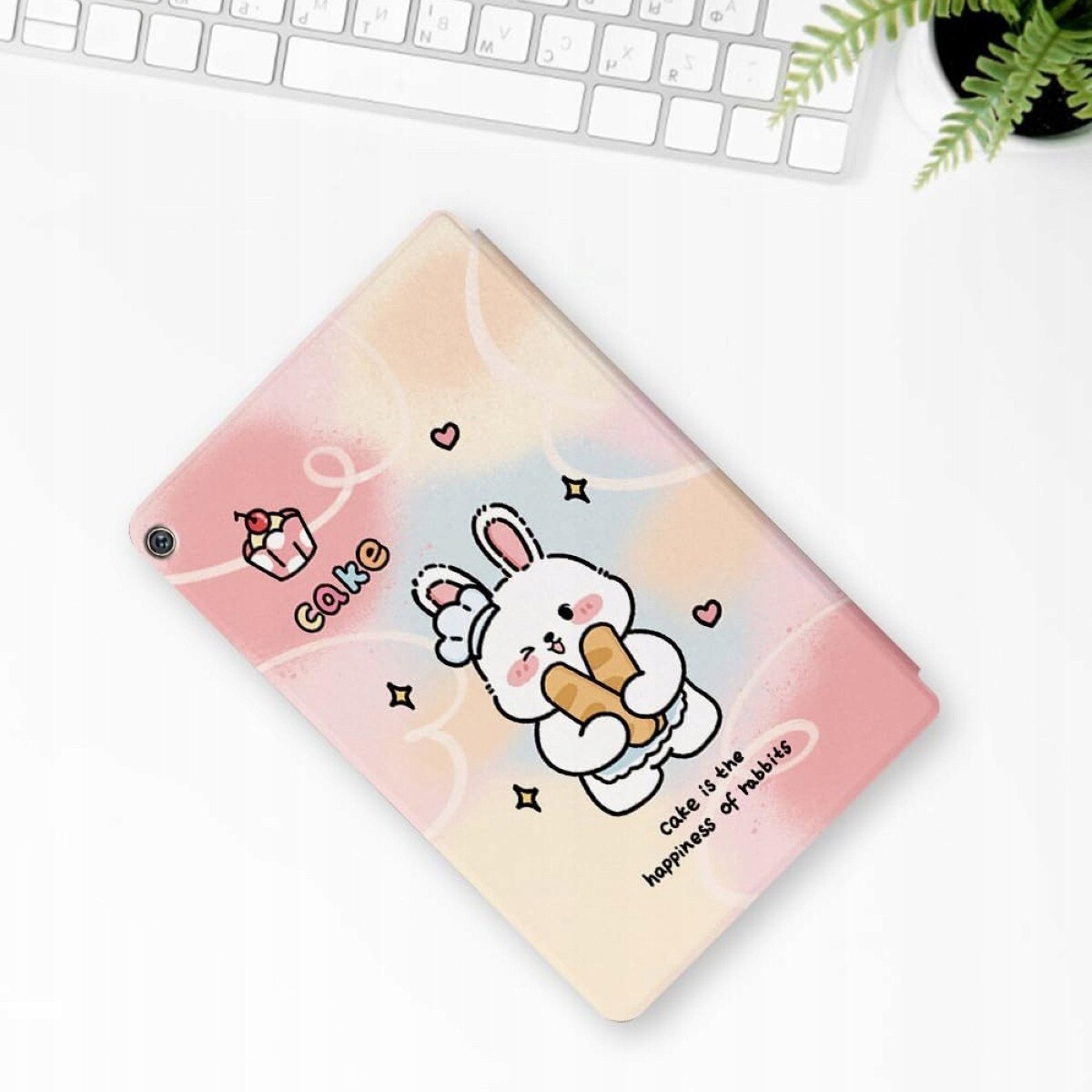 Husa pentru tableta, SUPERO SLIMCASE, compatibila Samsung Galaxy Tab A8 10.5, potrivita pentru copii, protectie la socuri, material rezistent, montaj/demontaj usor, roz