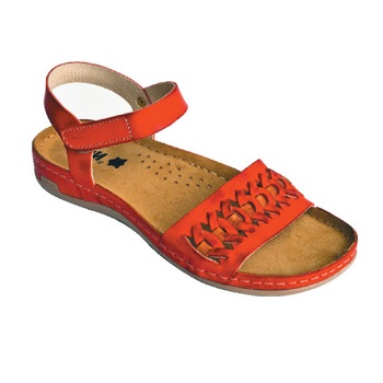 Sandale Leon 964 Rosu, Dama Sandale Leon 964 Rosu, Dama