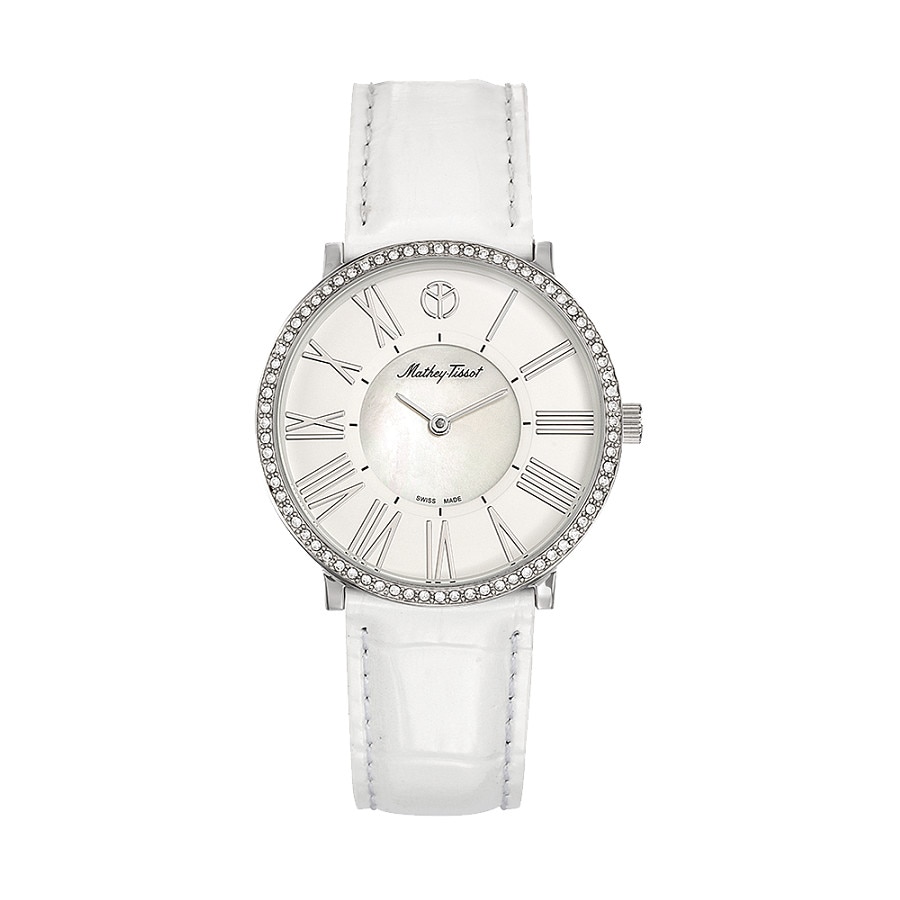 Ceas Mathey Tissot Giulia alb/argintiu