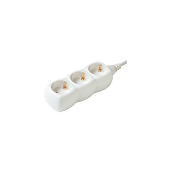 Cablu prelungitor de retea, 3 prize, interior, 3m, 2300W, alb, Home Cablu prelungitor de retea, 3 prize, interior, 3m, 2300W, alb, Home