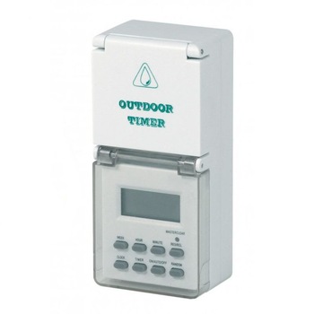 Priza pentru exterior programabila saptamanal, 3500 W, Home Priza pentru exterior programabila saptamanal, 3500 W, Home