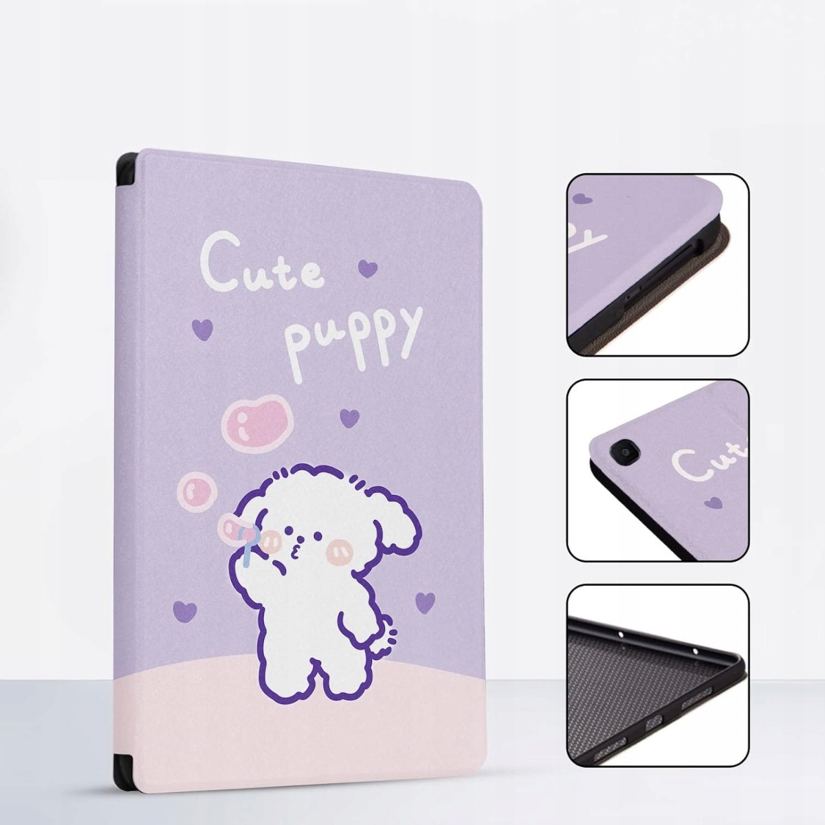 Husa pentru tableta, Supero Slimcase, compatibila Samsung Galaxy Tab A7 Lite 8.7, protectie la socuri, montaj/demontaj facil, precizie croiala, material rezistent, violet