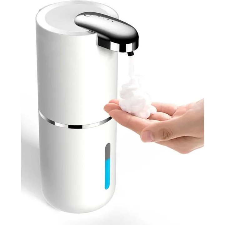 Dispenser automat sapun spuma alb 11x7.5x20.5cm