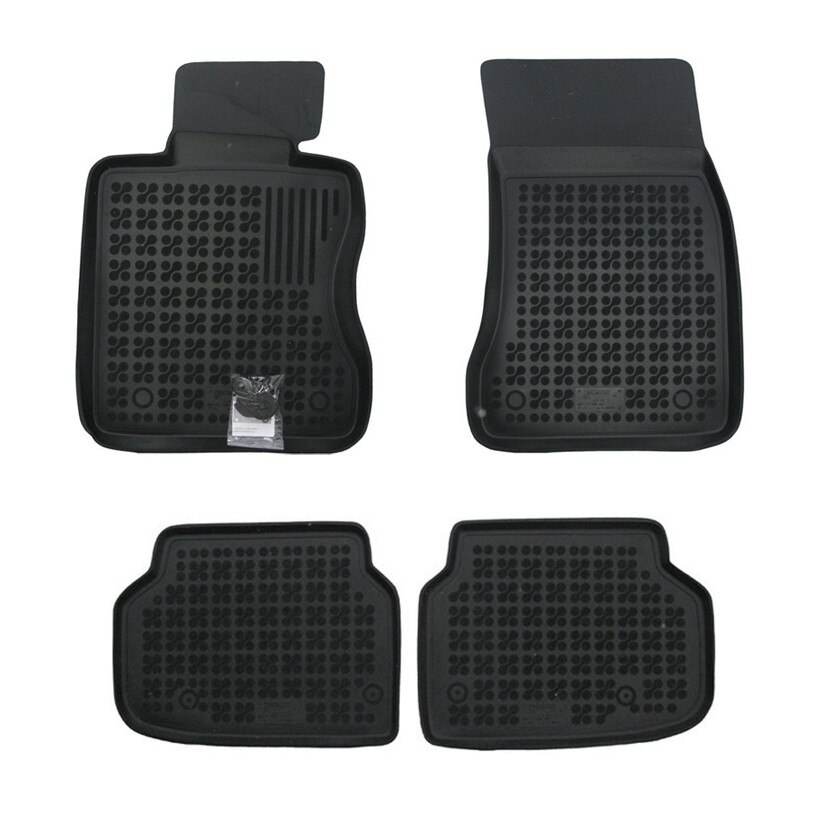 Covoare / Covorase cauciuc BMW Seria 7 F01 2008-2015 presuri stil tip tavita Rezaw