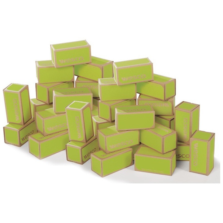 Set de constructii maxi caramida Wesco Quarter din 40 de piese
