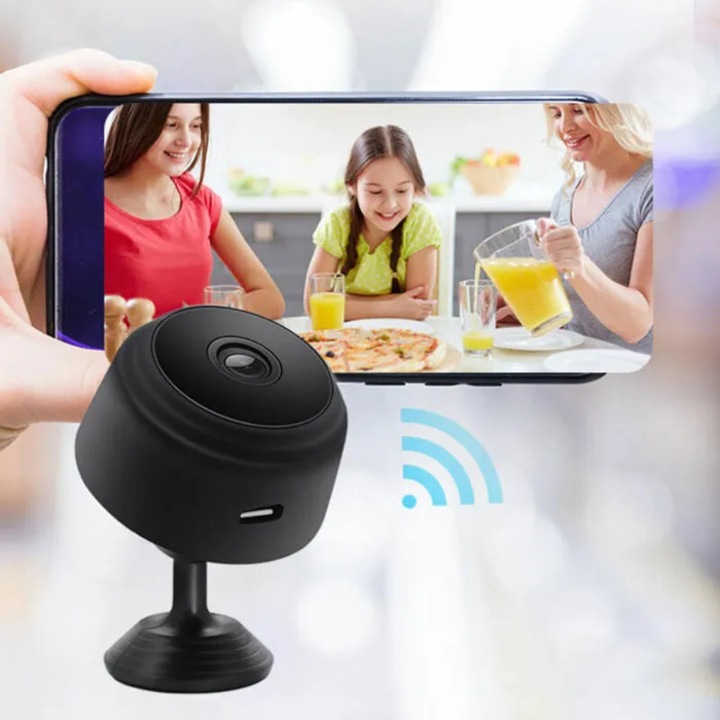 Camera supraveghere A9 1080P nocturna detectie miscare