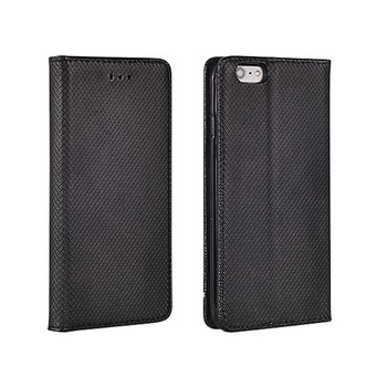 Husa de protectie flip, negru, pentru iPhone 6 Plus, inchidere magnetica Husa de protectie flip, negru, pentru iPhone 6 Plus, inchidere magnetica