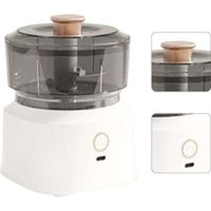 Hachoir carne electric multifunctional, lame inox, alb, 310g