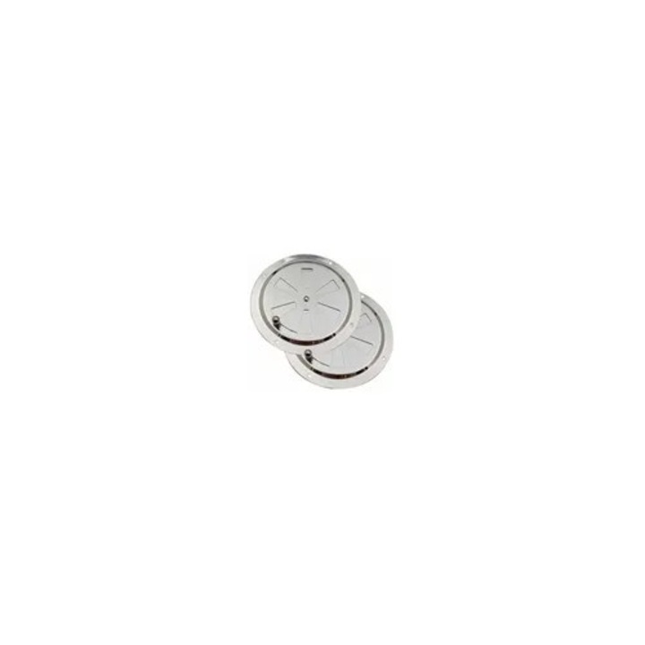 Grila ventilatie rotunda 125mm otel inoxidabil plasa antiinsecte