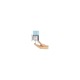 Dispenser sapun lichid manual 500ml argintiu transparent