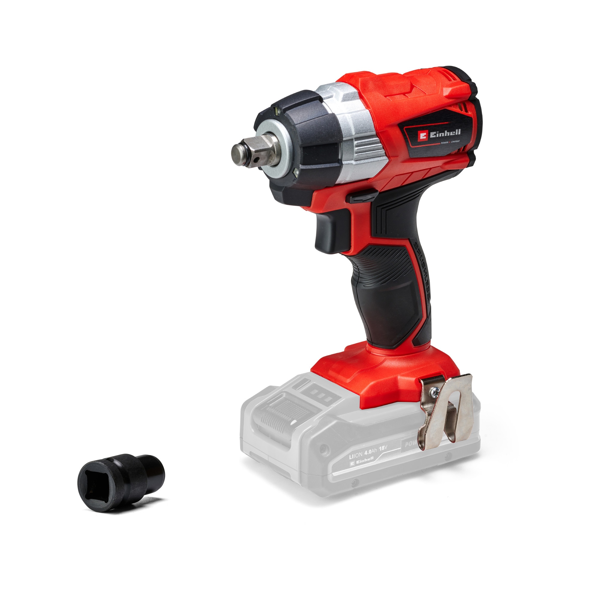 Surubelnita fara fir cu impact Einhell Professional Power X-Change TE-CW 18Li BL;Brushless Solo, 18 V, 215 Nm.