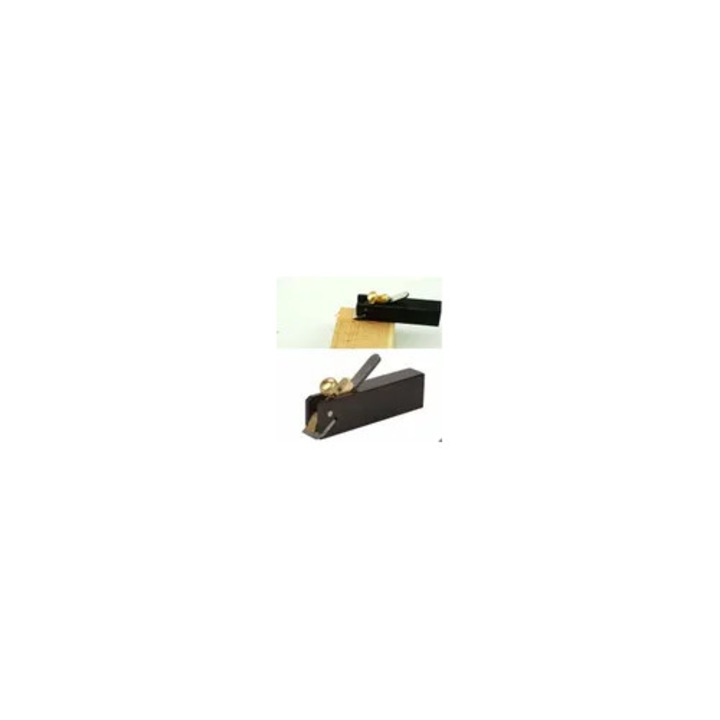 Mini rabot de mana, lemn, negru, mic