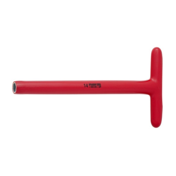 Szigetelt dugókulcs T-szárral, hosszú típus - 196/2LVDEDP - UNIOR - 17 mm - 300