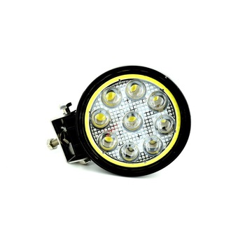 Proiector Led Lau CH07-02 rotund 27W cu angel eyes Spot Beam 30° 12/24V Proiector Led Lau CH07-02 rotund 27W cu angel eyes Spot Beam 30° 12/24V
