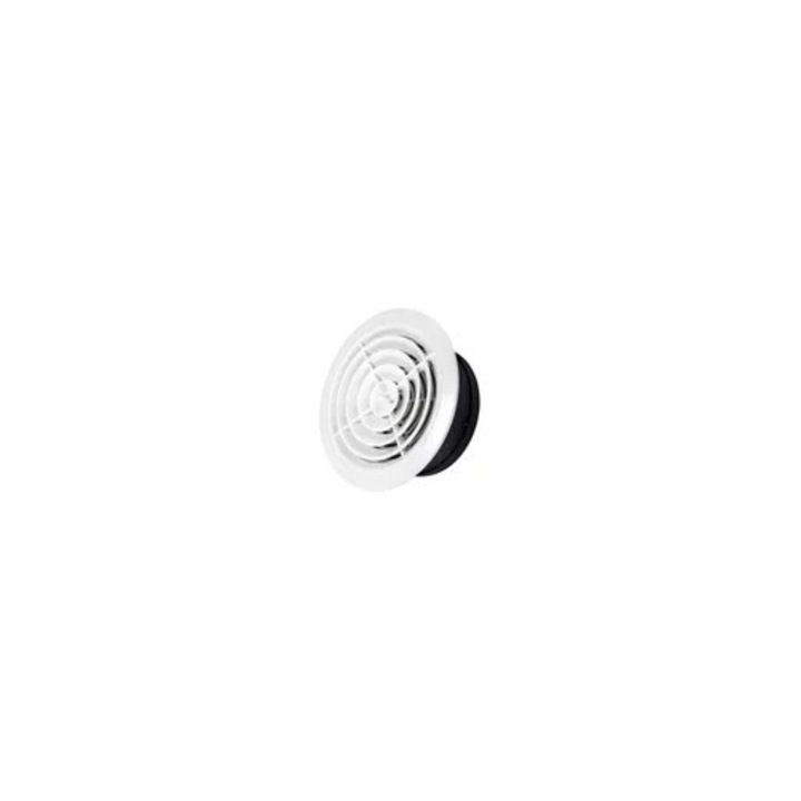 Grila ventilatie pivotanta alba 144mm