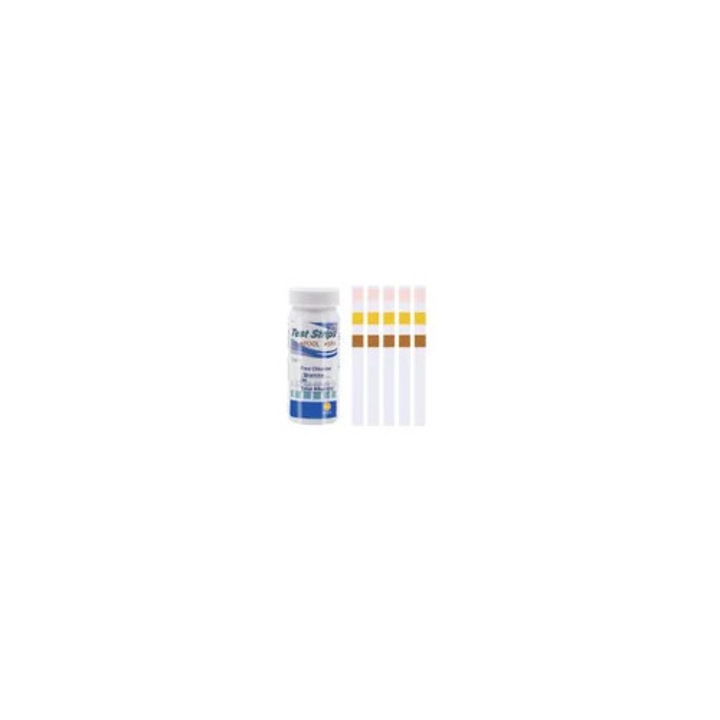 Kit 100 benzi testare apa, precizie 96%, multicolor, portabil