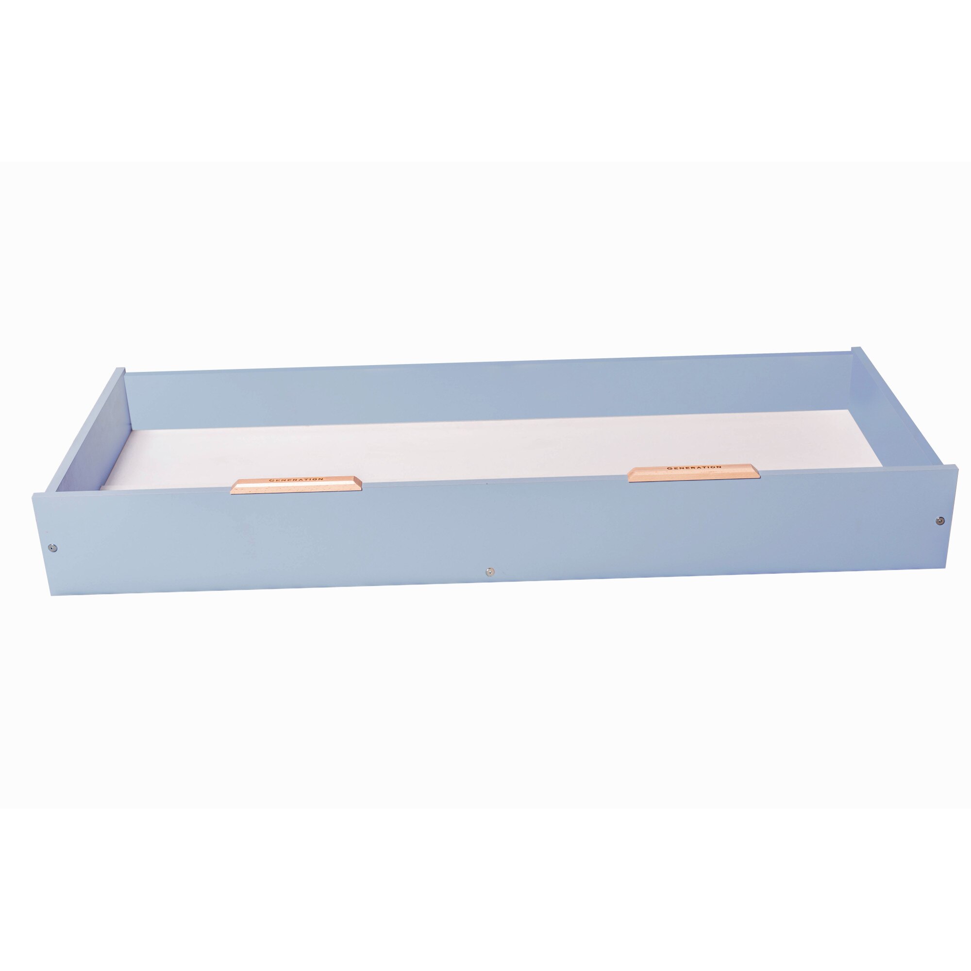 Sertar pentru patul de 160 cm, GENERATION, 154x79 cm,Albastru orizont-FAG lemn masiv