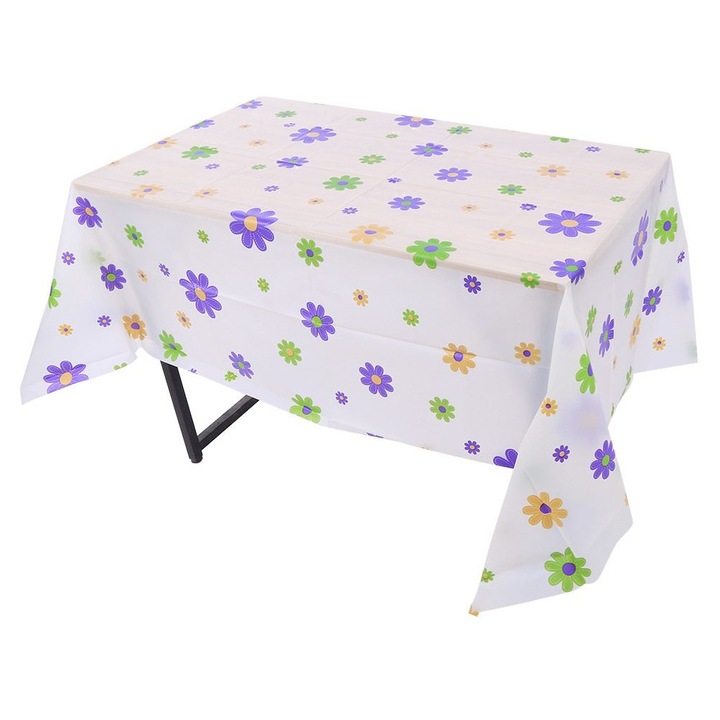 PVC asztalterítő 130x180cm vízálló többszínű