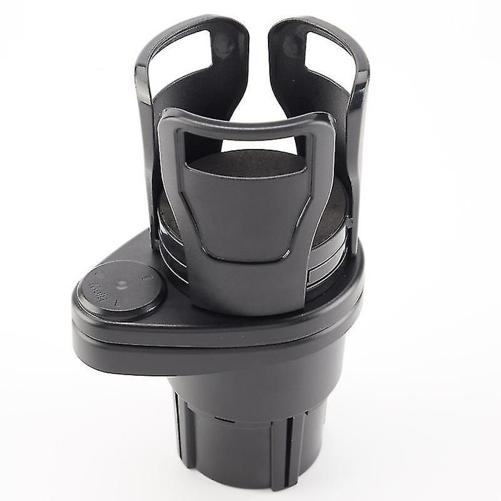 Suport auto dublu multifunctional ajustabil, negru