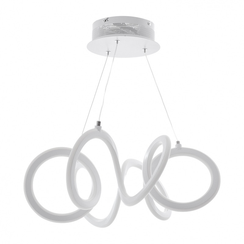 Lustra EL 1481 WH, LED 80W, 4000K, alb