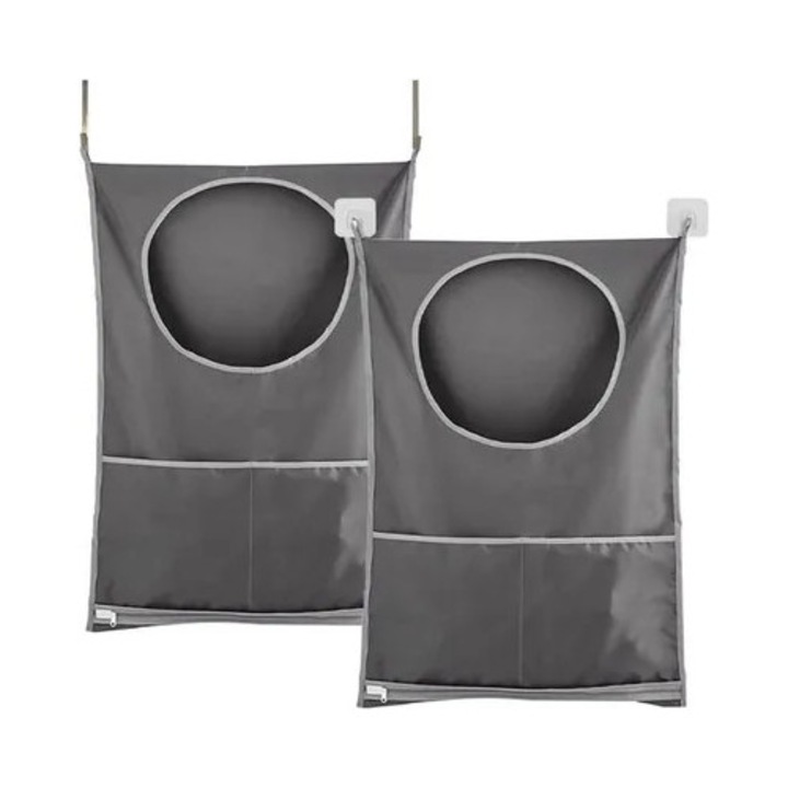Cos rufe suspendabil, 600D Oxford, impermeabil, 50.8x76.2cm, 8 carlige