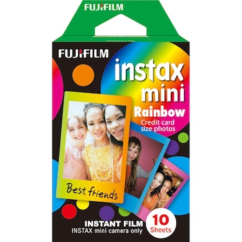 Imagini FUJIFILM INSTAX MINI RAINBOW 10/PK - Compara Preturi | 3CHEAPS