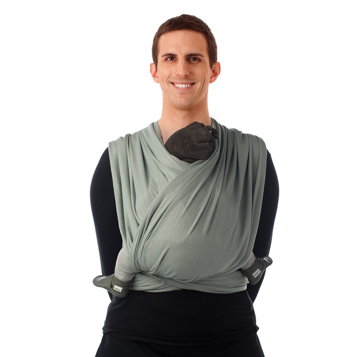 Sistem De Purtare Babylonia, BB-Slen, Ergonomic, Wrap Tesut, 490 cm, Grey Violet