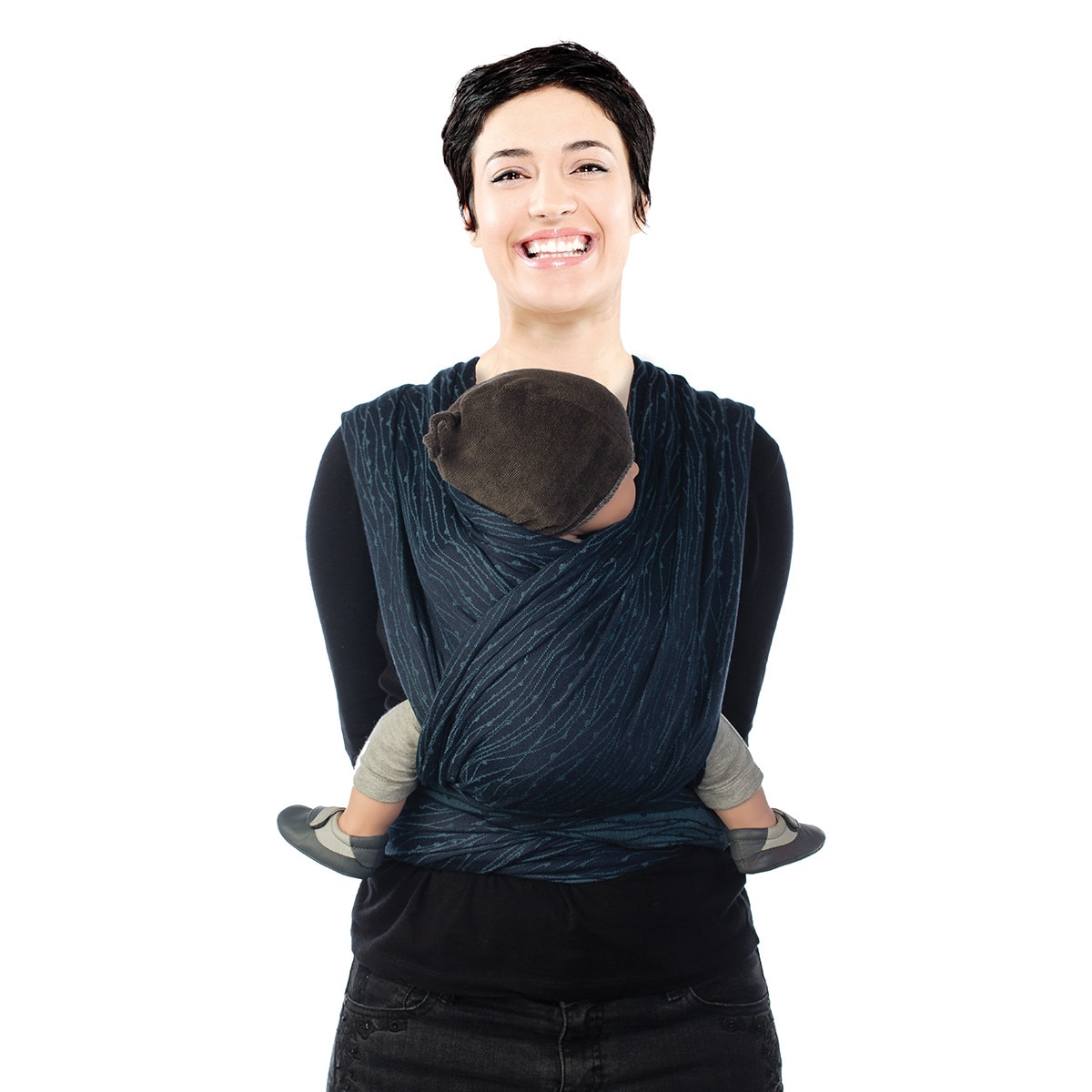 Sistem de purtare wrap tesut Special Edition Waterfall Blue BB-Slen Babylonia 490cm