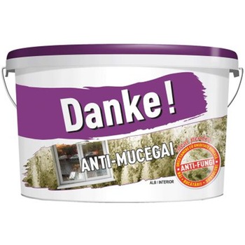 Vopsea lavabila Danke Anti-Mucegai alba, interior, 15L Vopsea lavabila Danke Anti-Mucegai alba, interior, 15L